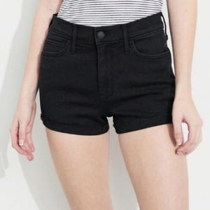 HOLLISTER High Rise Black Shorts Size 5